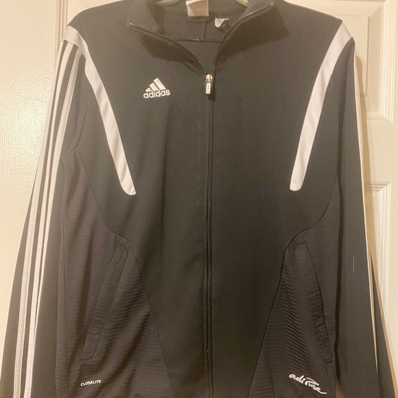 black and brown adidas jacket